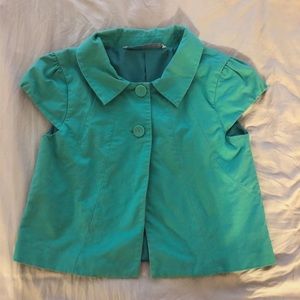 Turquoise Green Top